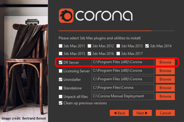 Corona_DR_install